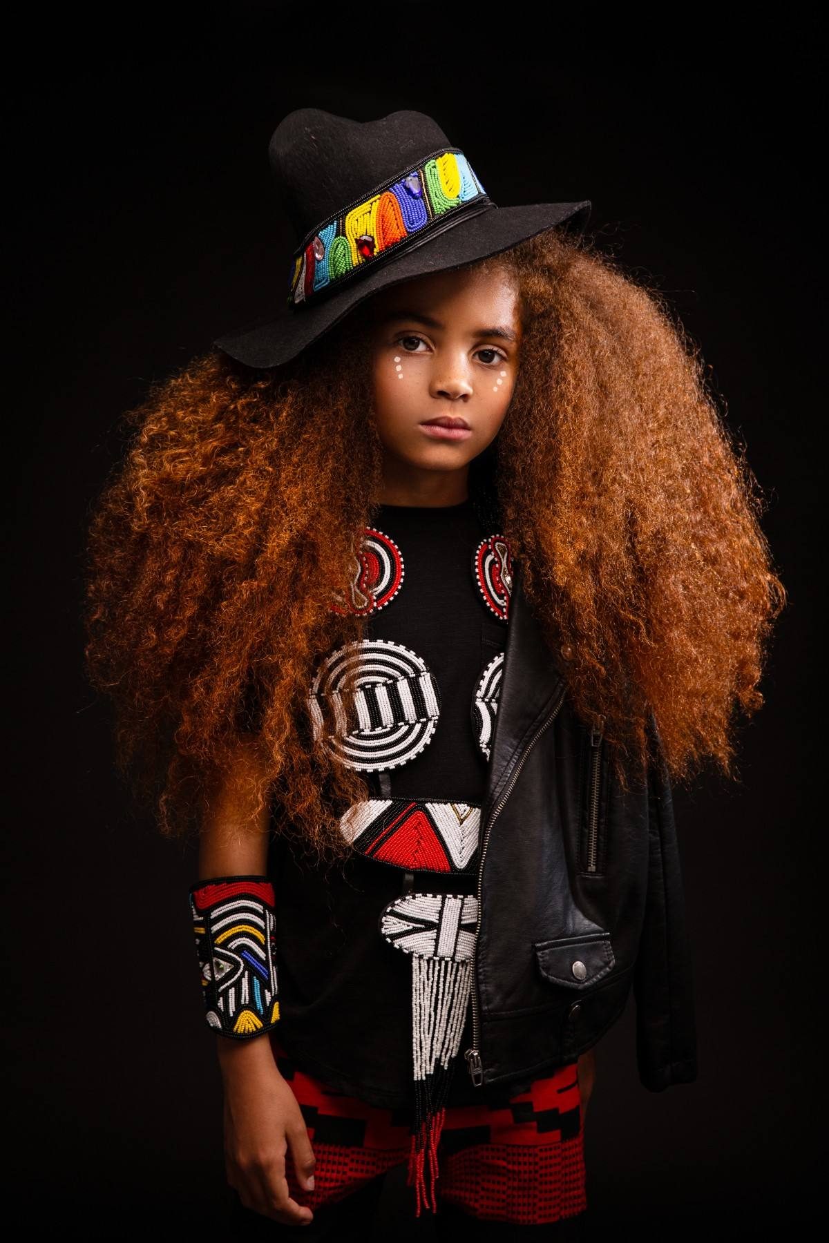 AfroArt series natural hair portrait by CreativeSoul Photography 3