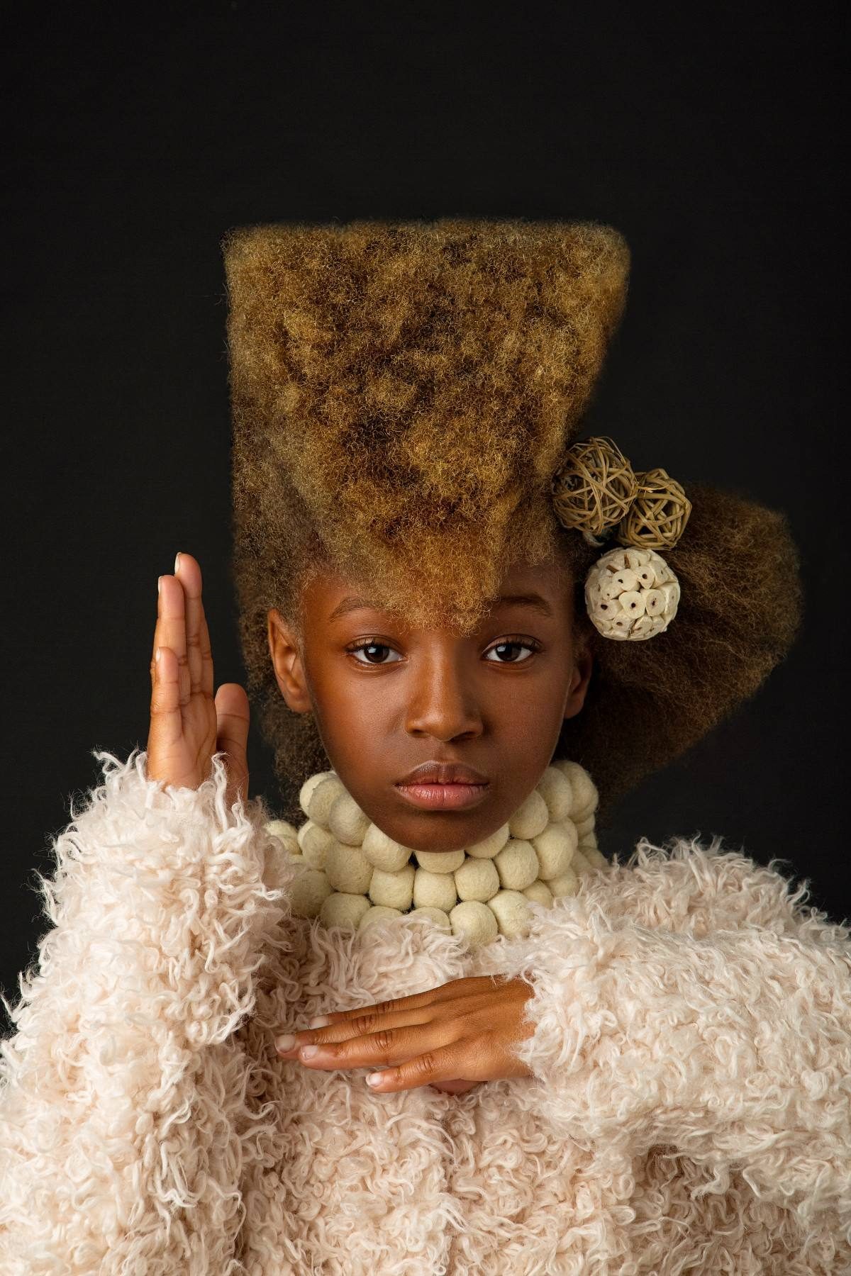 AfroArt series natural hair portrait by CreativeSoul Photography 7