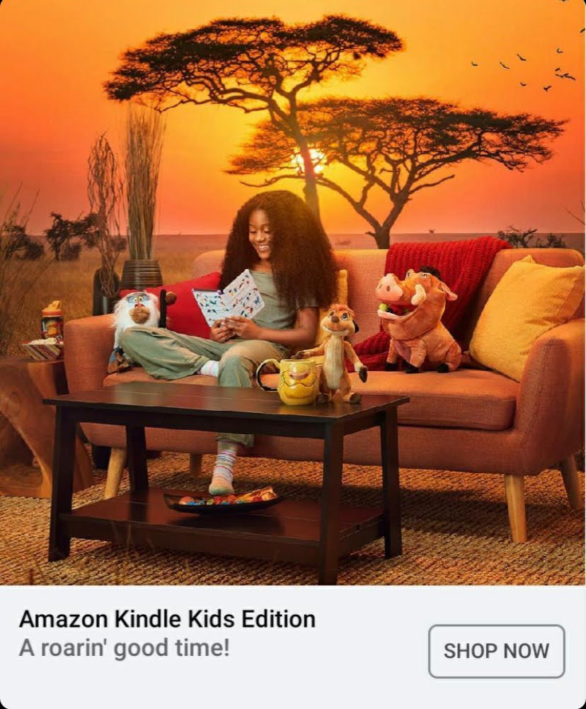 Amazon Kindle x Disney Lion King campaign photography by CreativeSoul