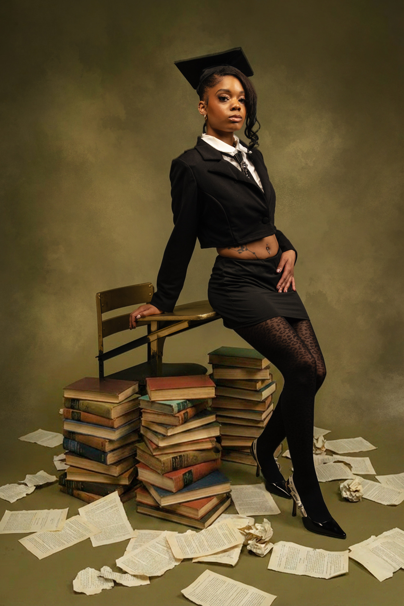 Graduation portrait by CreativeSoul Photography