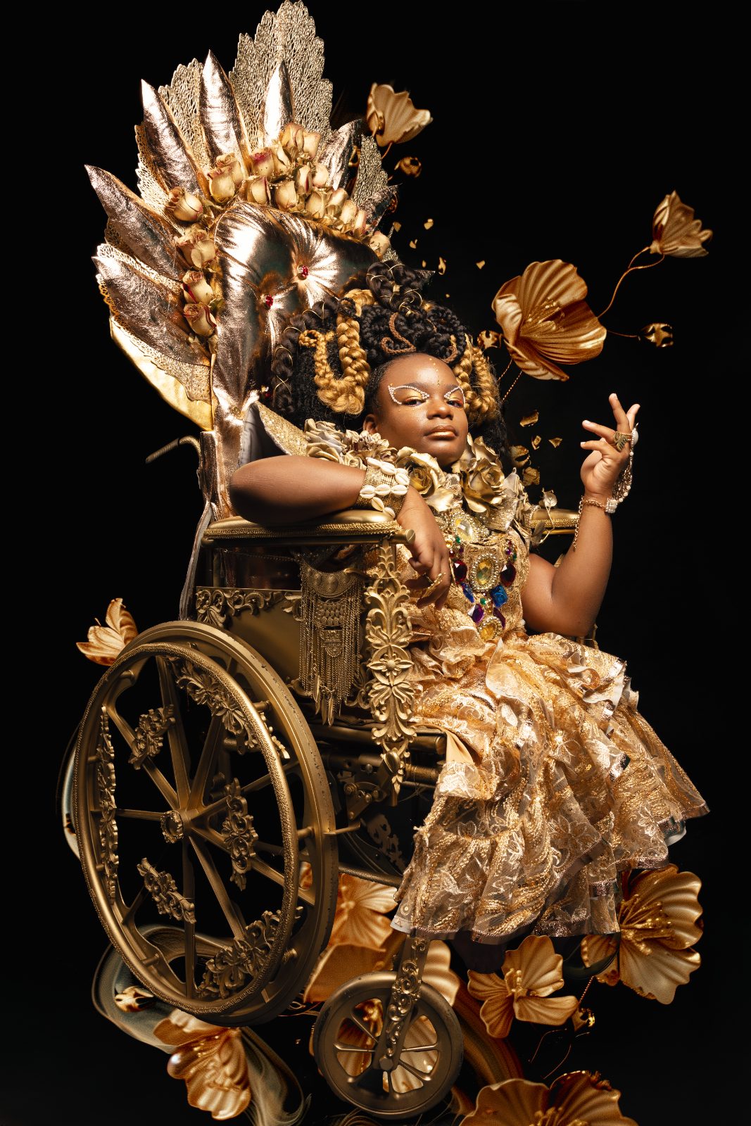 Black girl styled portrait by CreativeSoul Photography, Atlanta 8