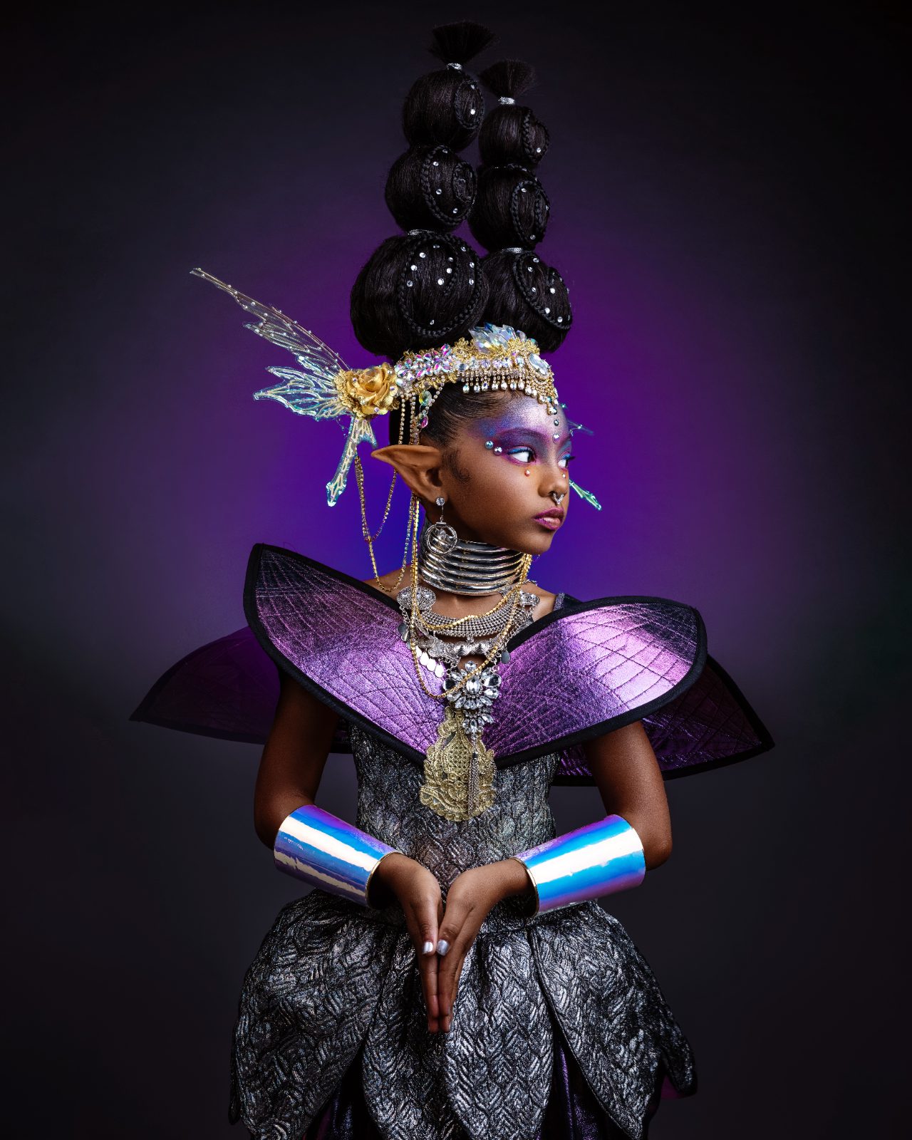 Black girl styled portrait by CreativeSoul Photography, Atlanta 8
