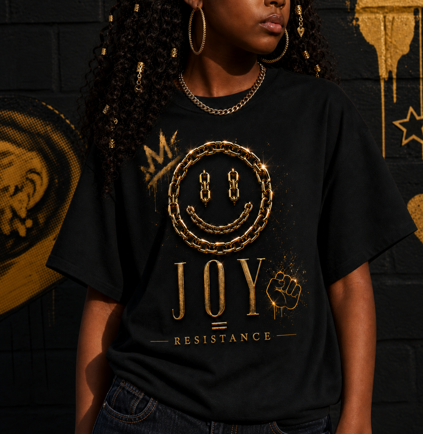 Joy = Resistance tee