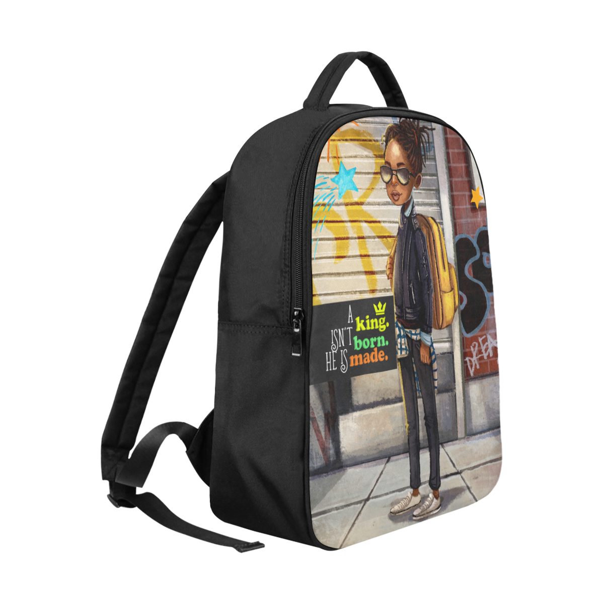 A king isn't born, he is made backpack
