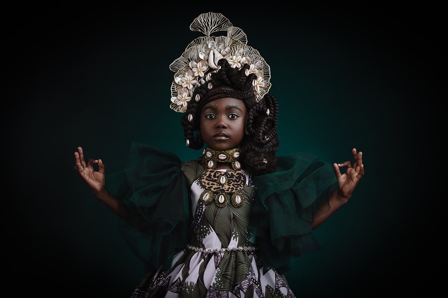 Afrocentric portrait theme portrait session