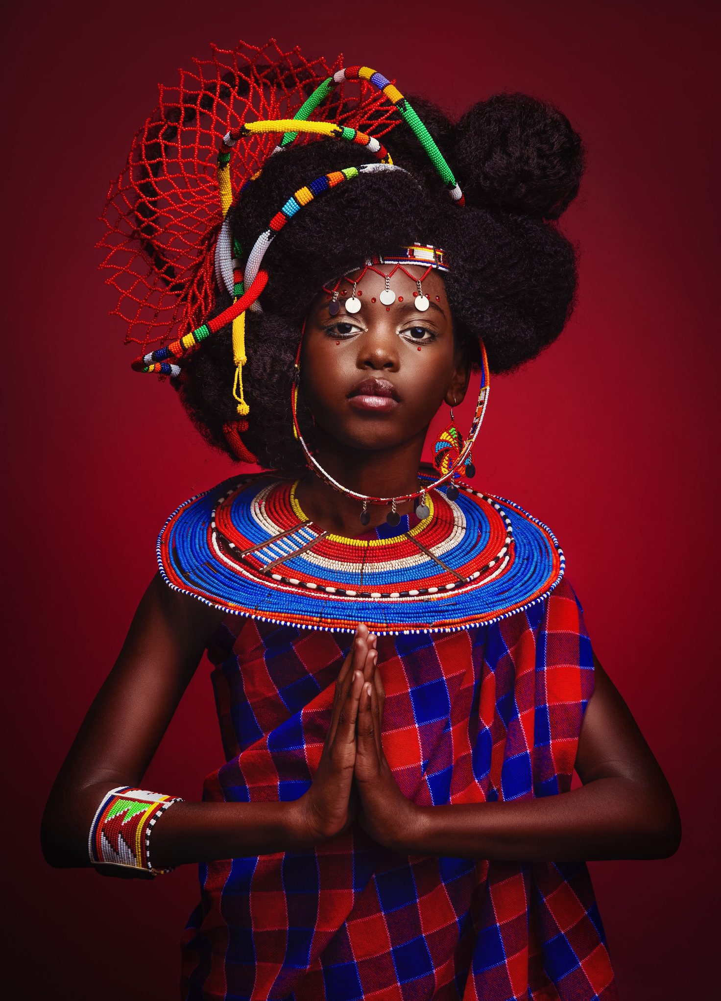 Afrocentric portrait theme portrait session