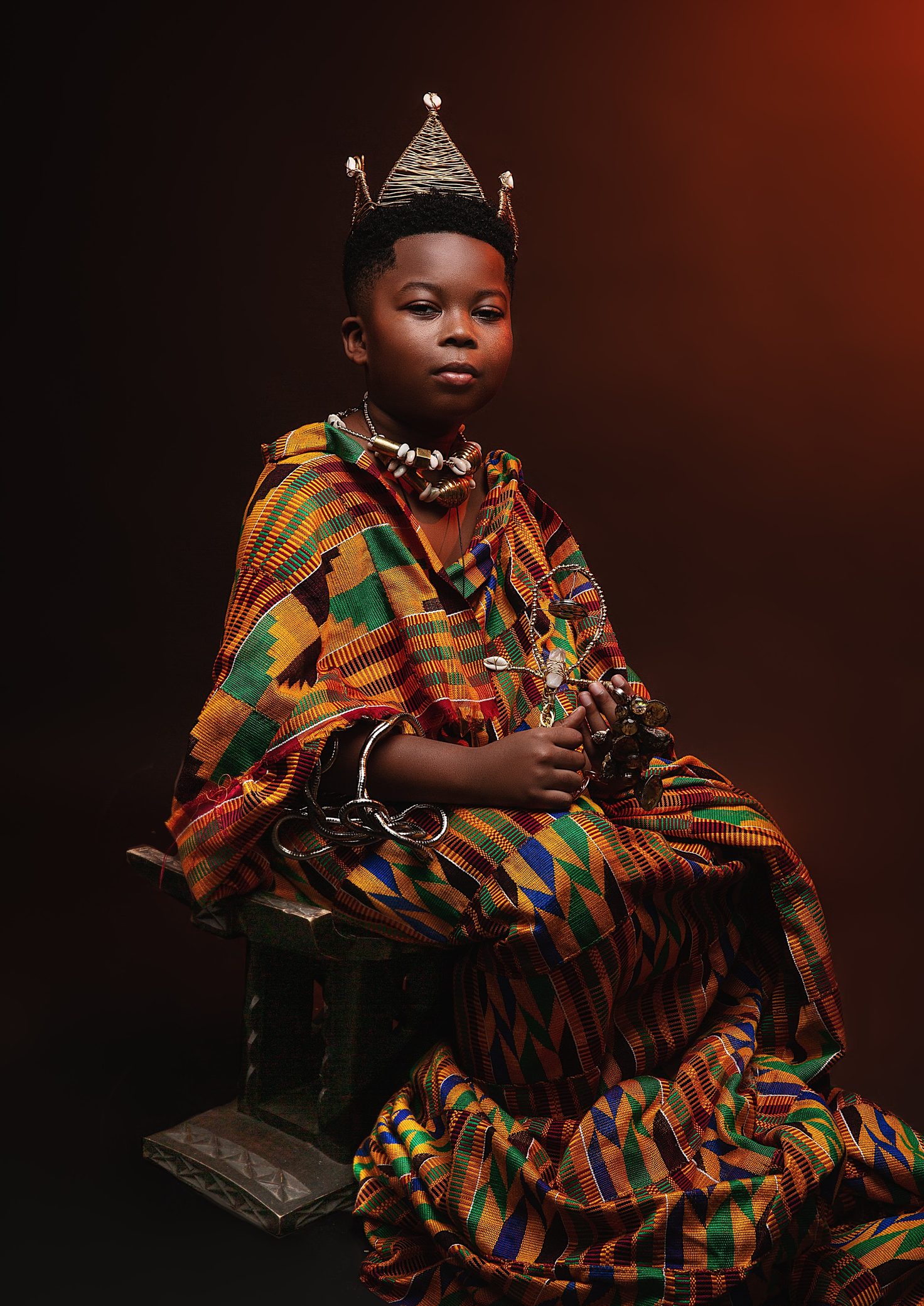 Afrocentric portrait theme portrait session