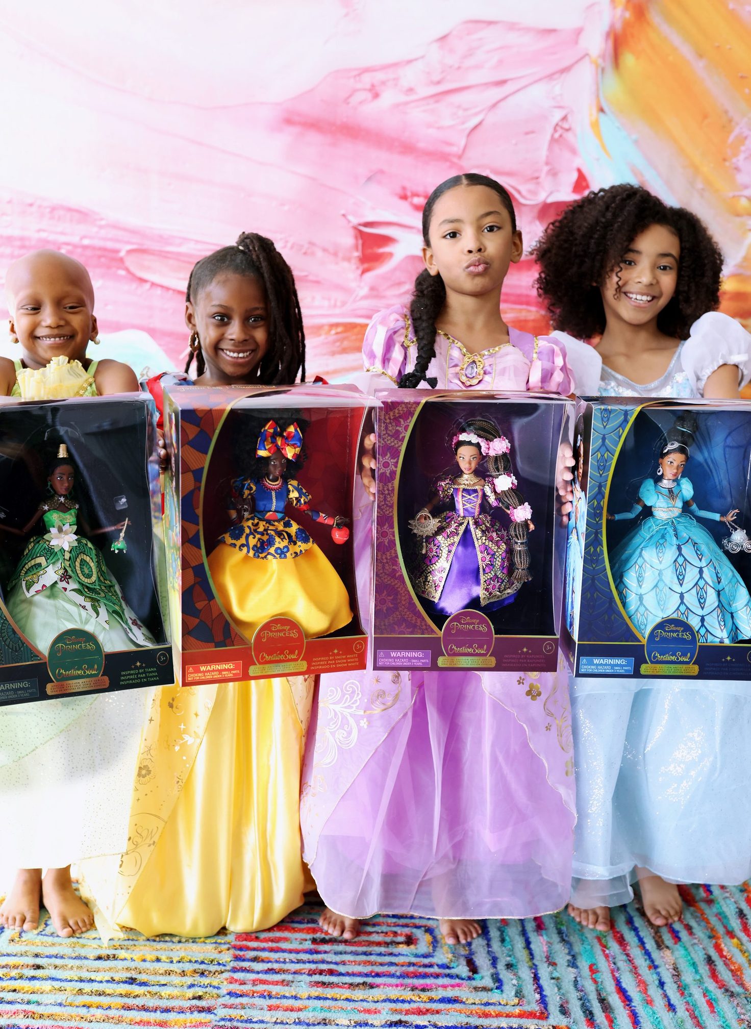 Behind the scenes on the Disney Princess doll shoot