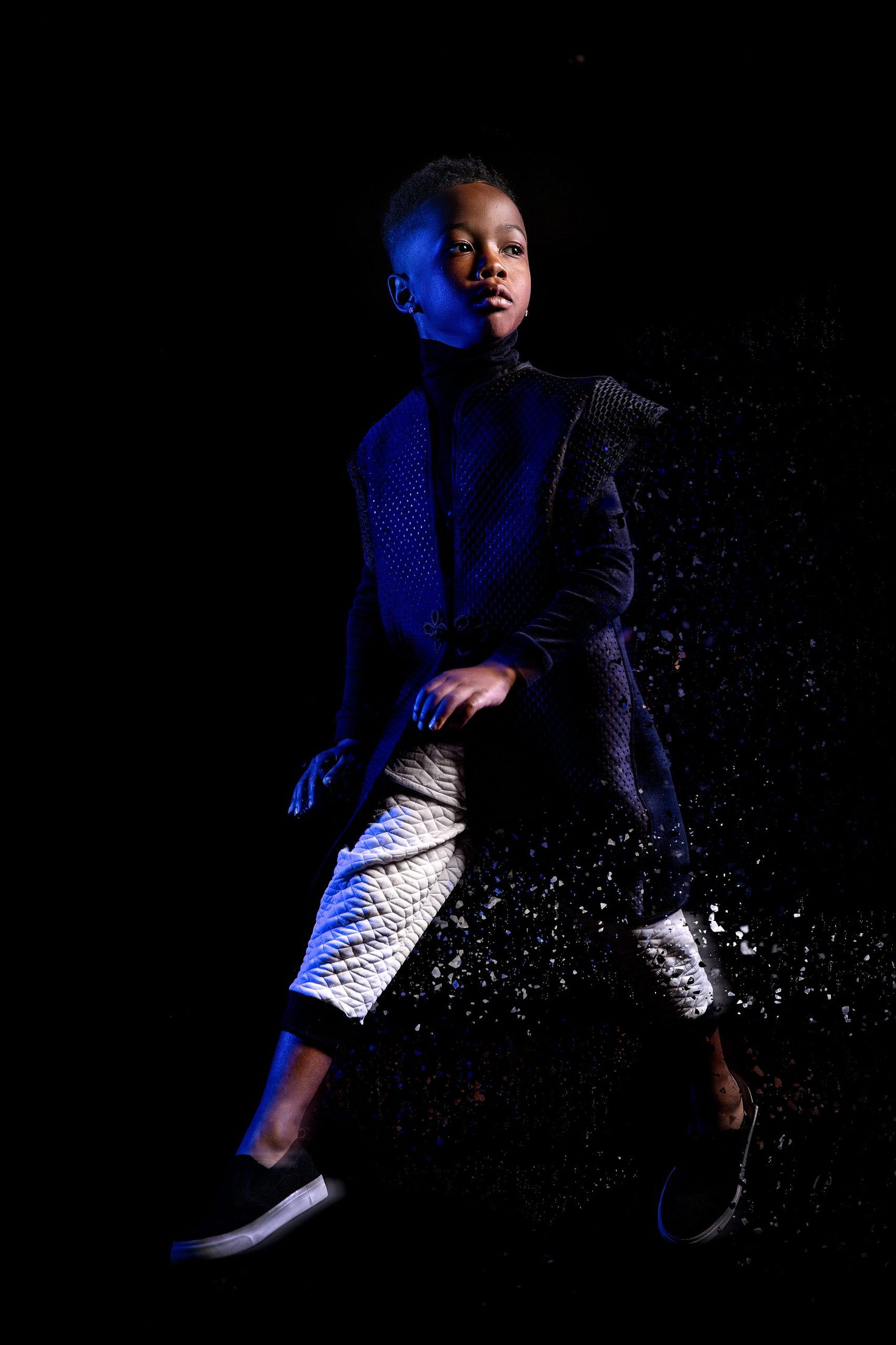 Black boy styled portrait by CreativeSoul Photography, Atlanta 2