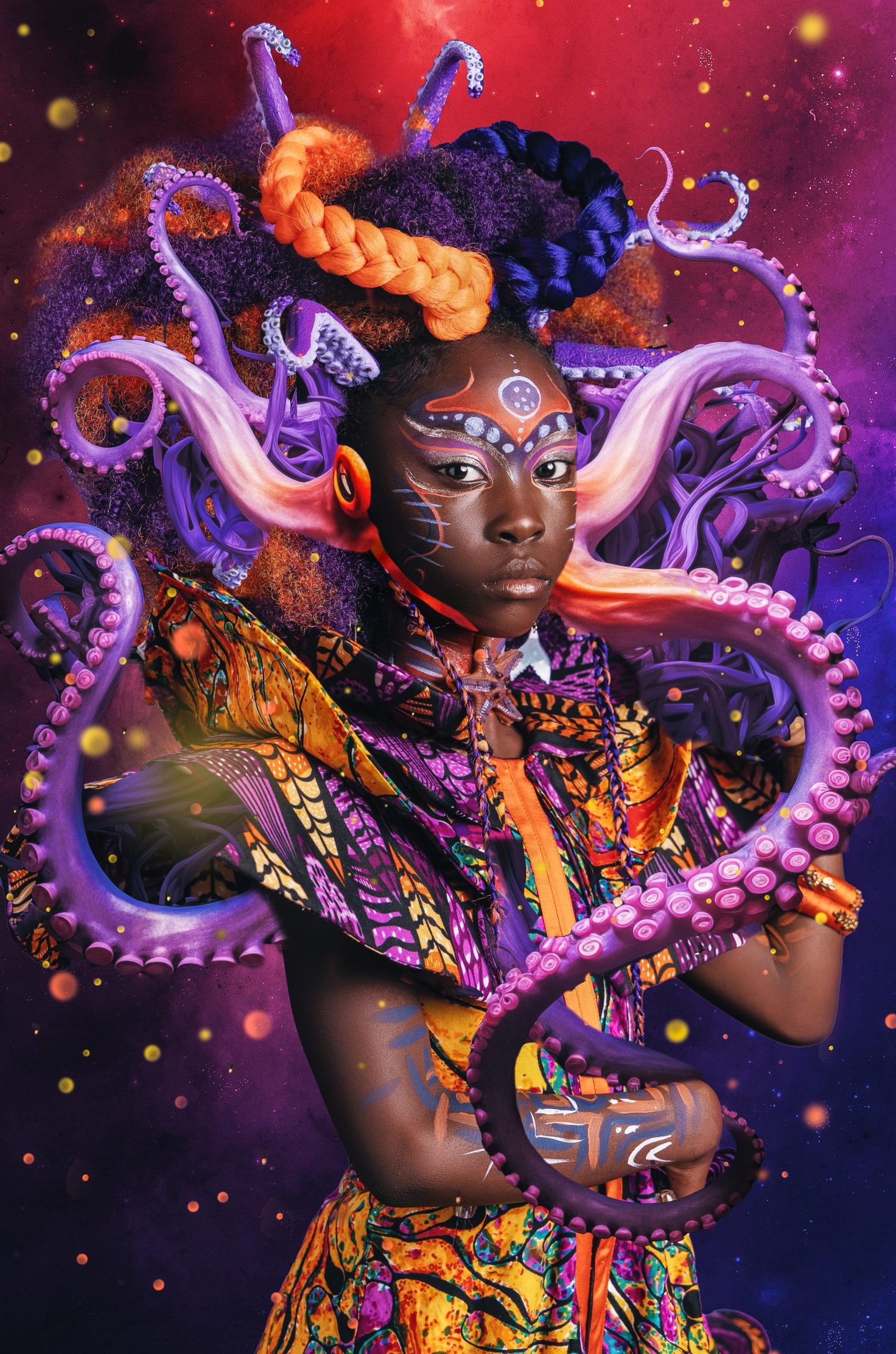 Black girl styled portrait by CreativeSoul Photography, Atlanta 2