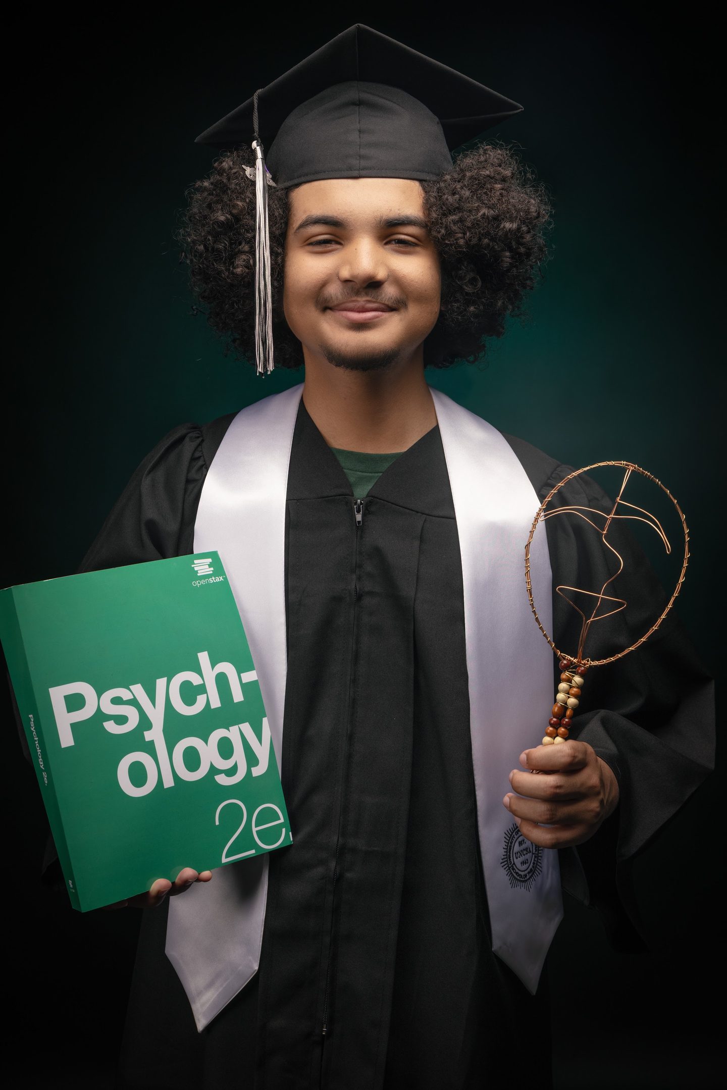 College graduation portrait