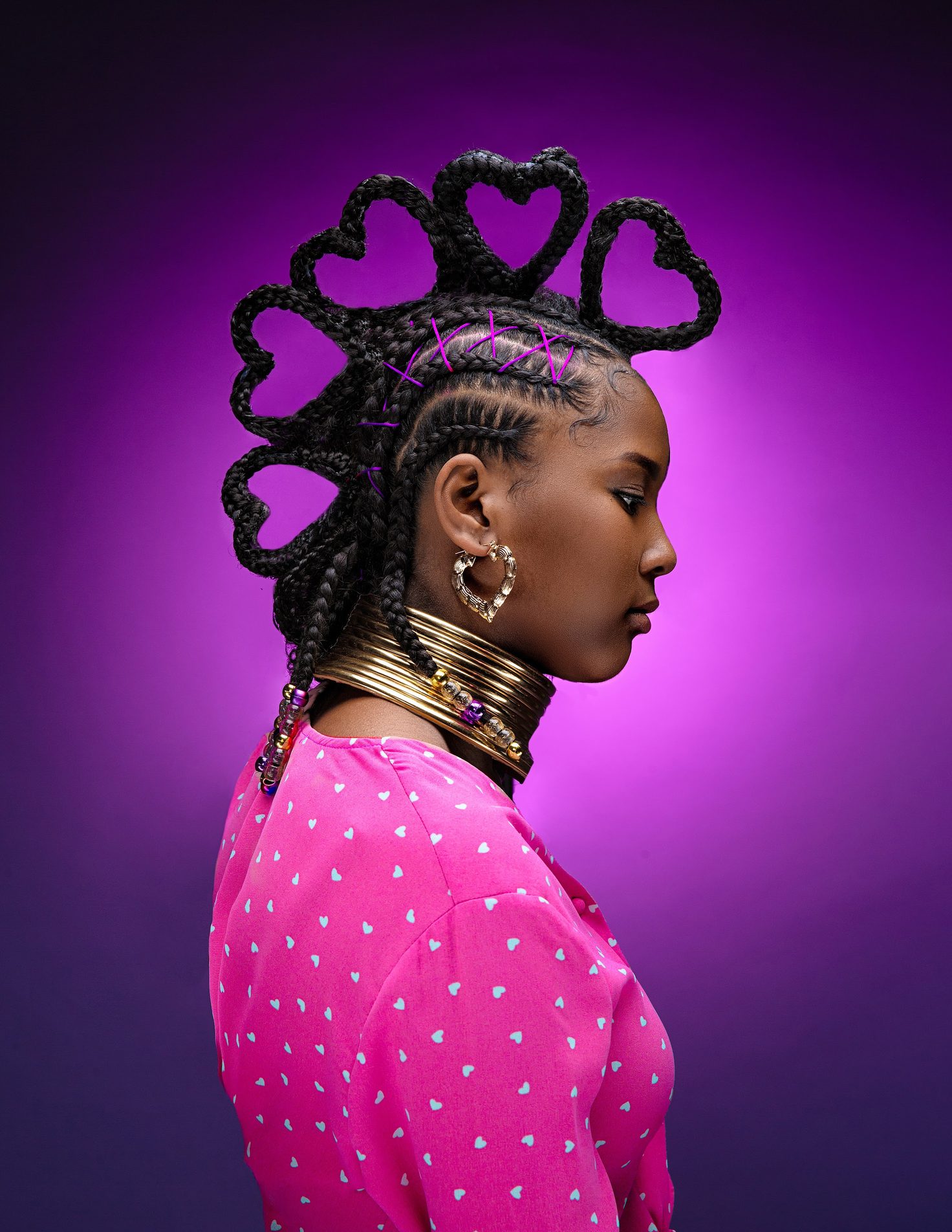 Hair moments portrait theme portrait, Curlanistas session