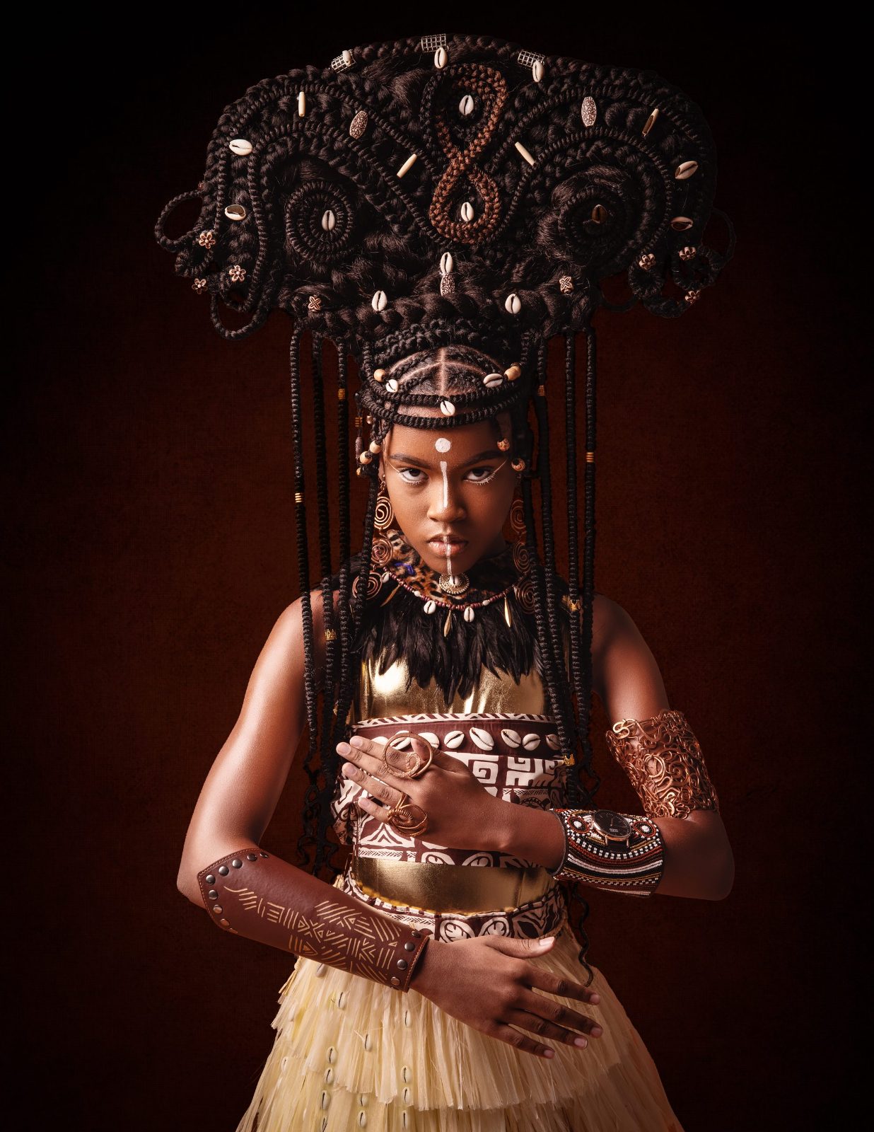 Hair moments portrait theme portrait, Afropunk session