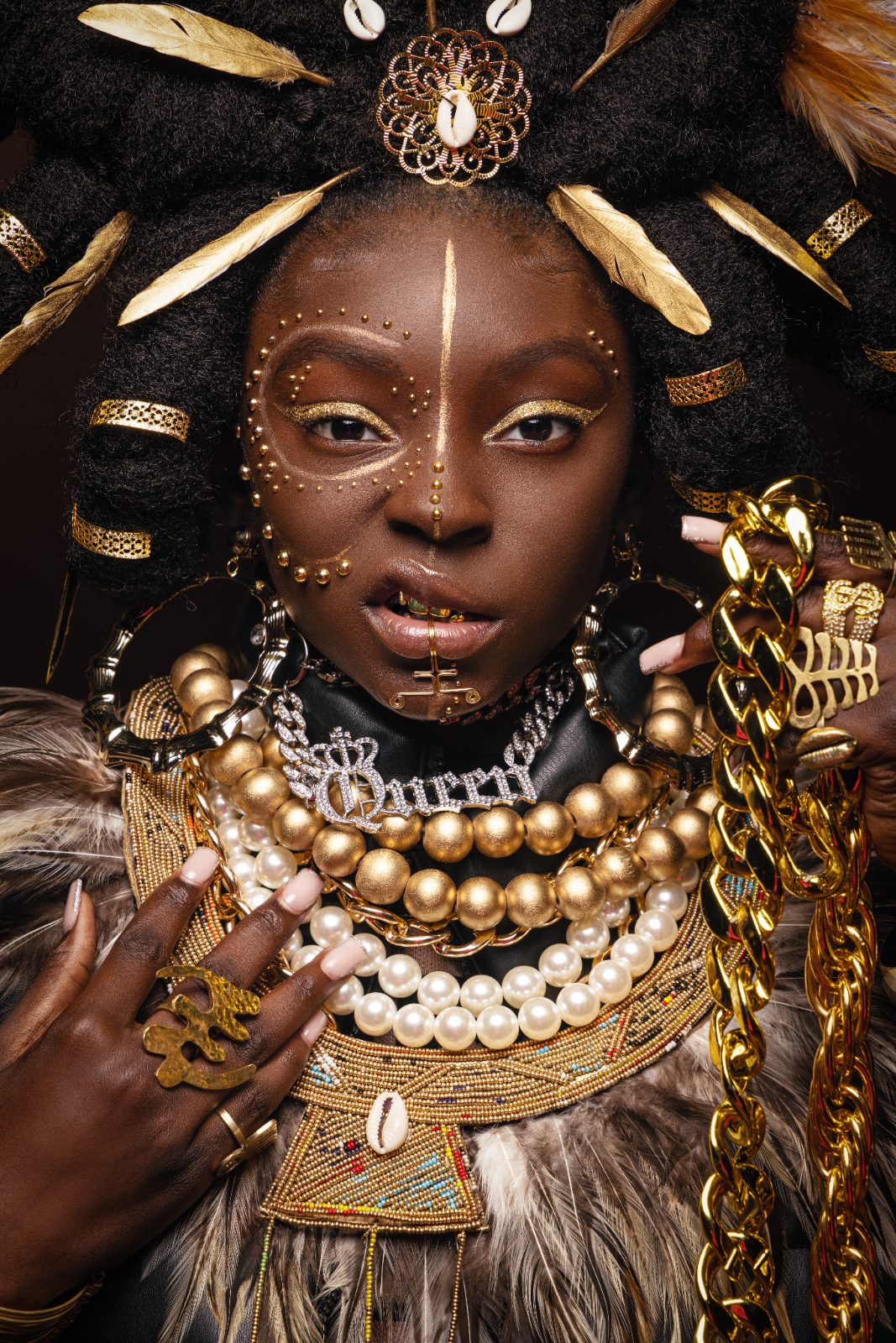 Afrocentric portrait theme portrait session