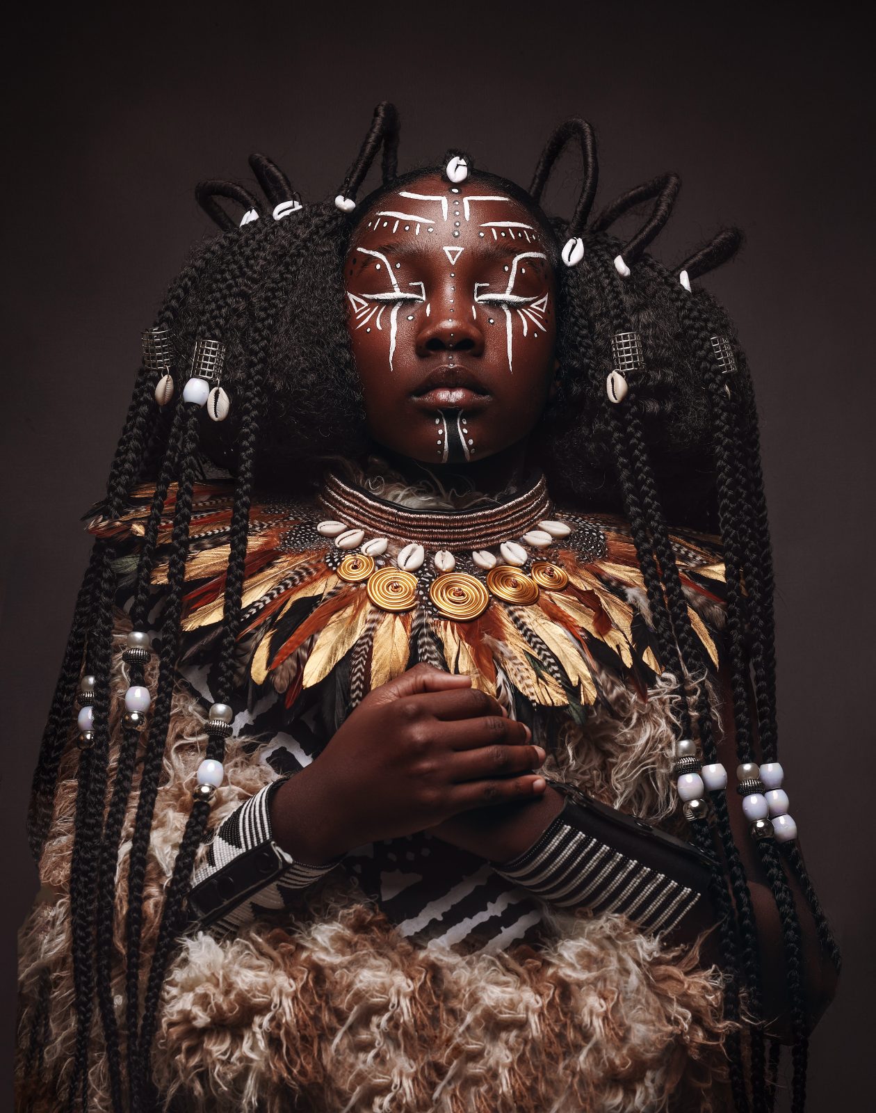 Afrocentric portrait theme portrait session