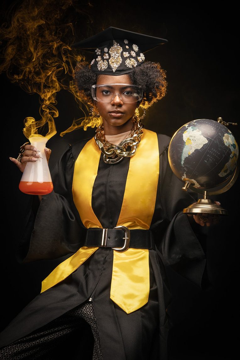 Graduation portrait by CreativeSoul Photography